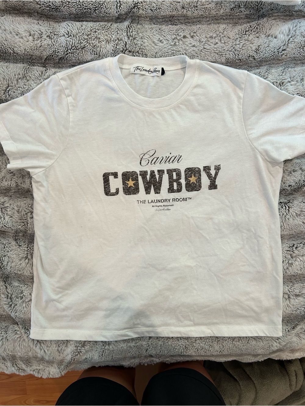 The Laundry Room White Caviar Cowboy Graphic Tee